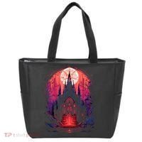 Dark Ancient Cathedral Gothic Architecture Goth Aesthetic Tote Bag thumb 0
