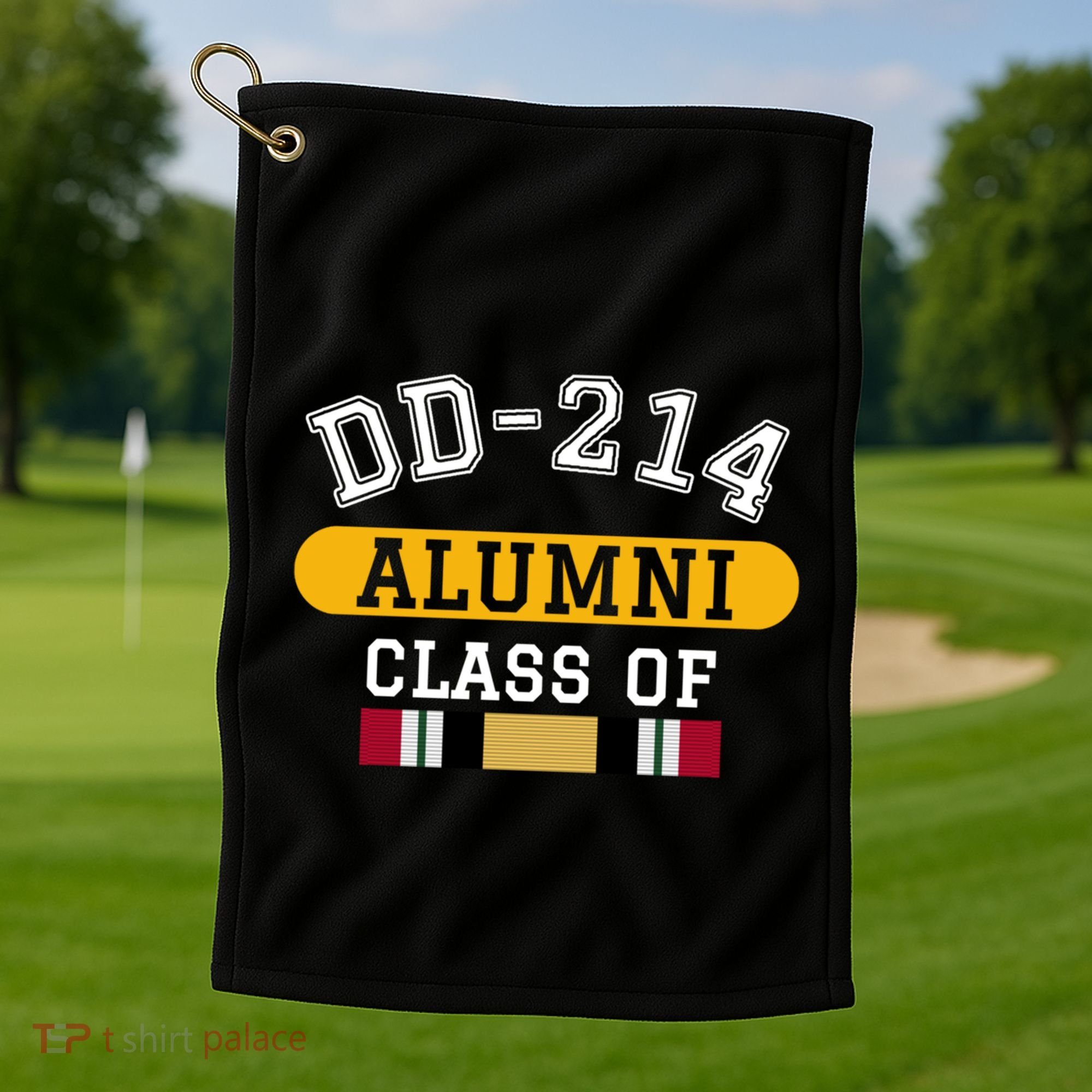 Dd214 Alumni Class Of Iraq War Veteran Pride Cool Gift Golf Towel