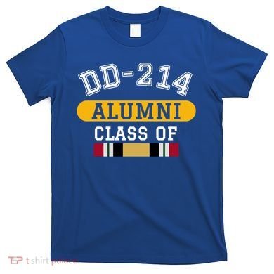 Dd214 Alumni Class Of Iraq War Veteran Pride Cool Gift T-Shirt