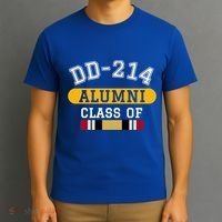 Dd214 Alumni Class Of Iraq War Veteran Pride Cool Gift T-Shirt thumb 3