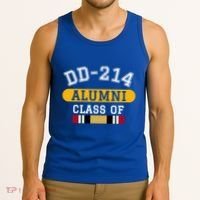 Dd214 Alumni Class Of Iraq War Veteran Pride Cool Gift Tank Top thumb 3