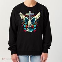 Dove And Cross Women's Sweatshirt thumb 0