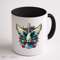 Dove And Cross Coffee Mug thumb 1