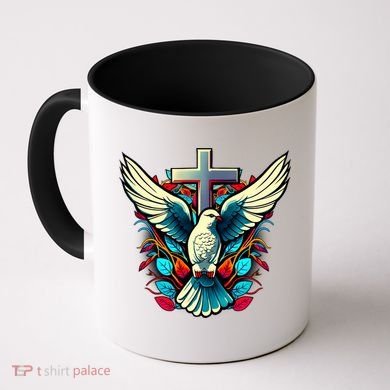 Dove And Cross Coffee Mug