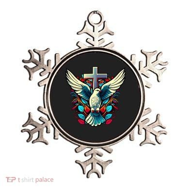 Dove And Cross Ornament