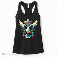 Dove And Cross Women's Tank Top thumb 0