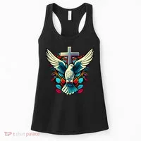 Dove And Cross Women's Tank Top thumb 0