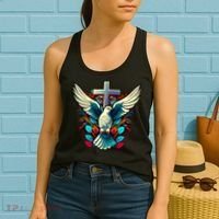 Dove And Cross Women's Tank Top thumb 2