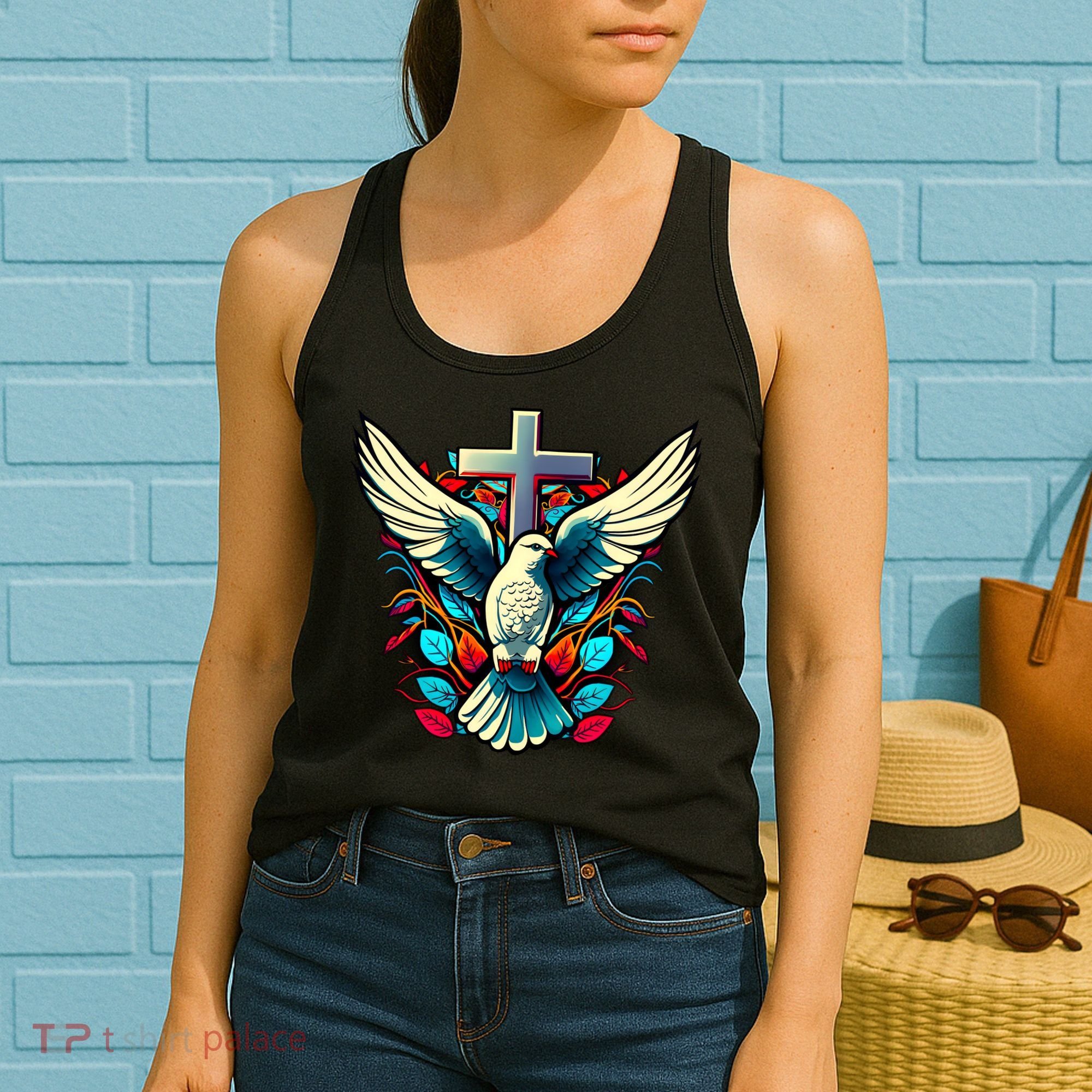 Dove And Cross Women's Tank Top