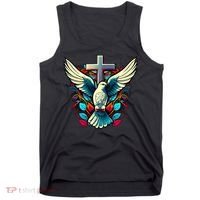 Dove And Cross Tank Top thumb 0