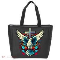 Dove And Cross Tote Bag thumb 0