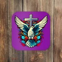 Dove And Cross Coaster thumb 0