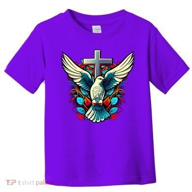 Dove And Cross Toddler T-Shirt