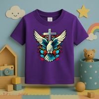 Dove And Cross Toddler T-Shirt thumb 3