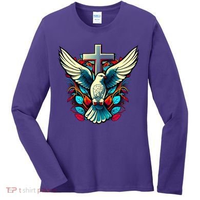 Dove And Cross Women's Long Sleeve Shirt