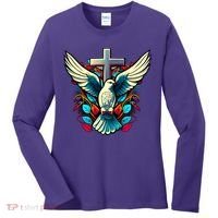 Dove And Cross Women's Long Sleeve Shirt thumb 0