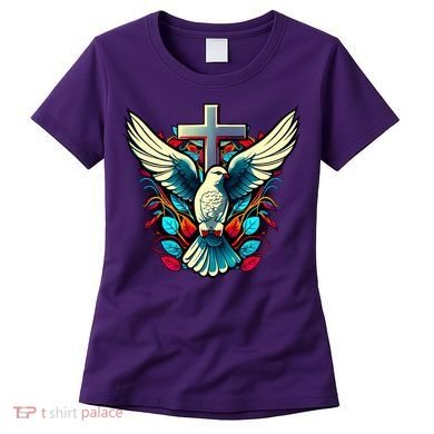 Dove And Cross Women's T-Shirt