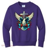Dove And Cross Kids Sweatshirt thumb 0