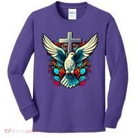 Dove And Cross Kids Long Sleeve Shirt thumb 0