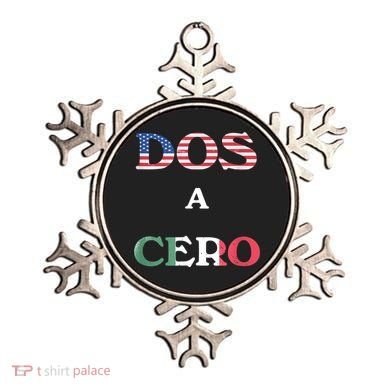 Dos A Cero Shirt USA Vs Mexico Game Funny Design By Flags Ornament
