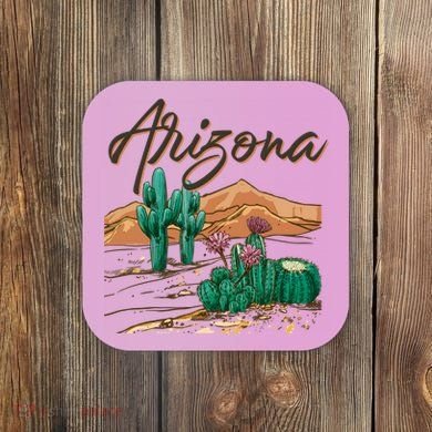 Desert Arizona Cactus Southwestern Coaster