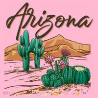 Desert Arizona Cactus Southwestern Coaster thumb 2
