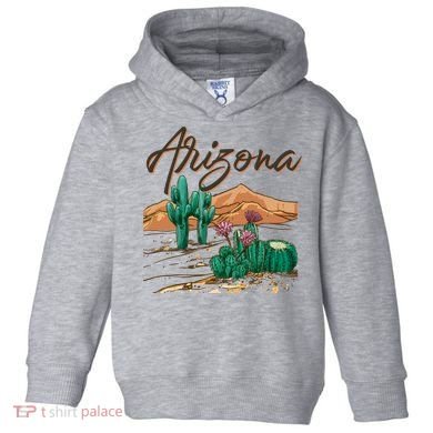 Desert Arizona Cactus Southwestern Toddler Hoodie
