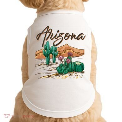 Desert Arizona Cactus Southwestern Doggie Tank