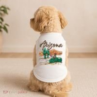 Desert Arizona Cactus Southwestern Doggie Tank thumb 2