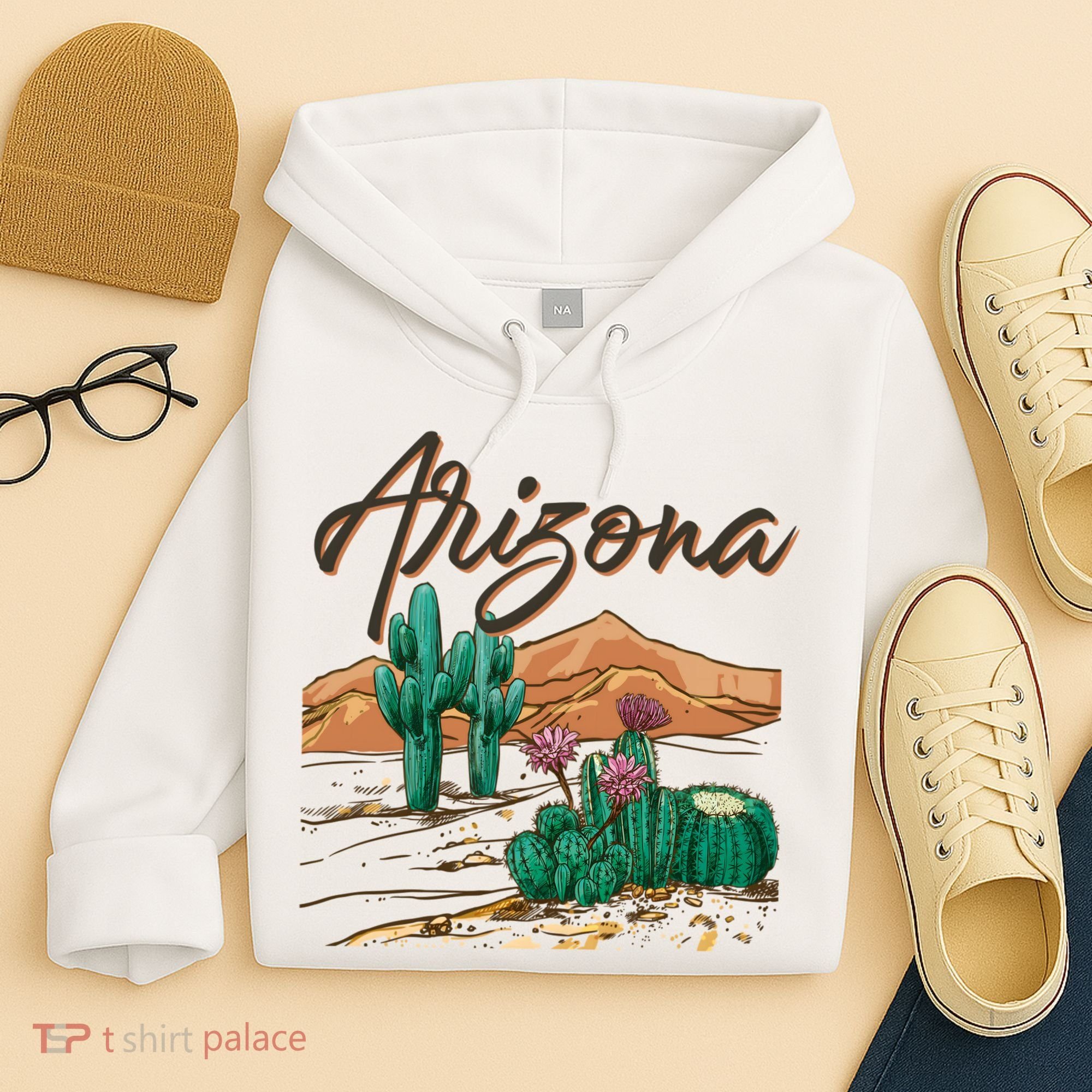 Desert Arizona Cactus Southwestern Hoodie