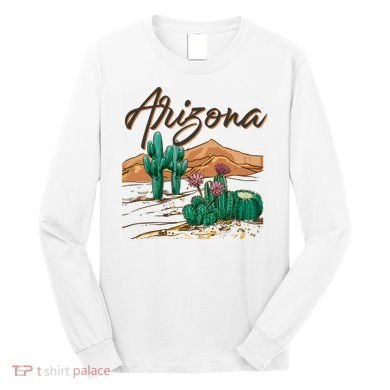 Desert Arizona Cactus Southwestern Long Sleeve Shirt