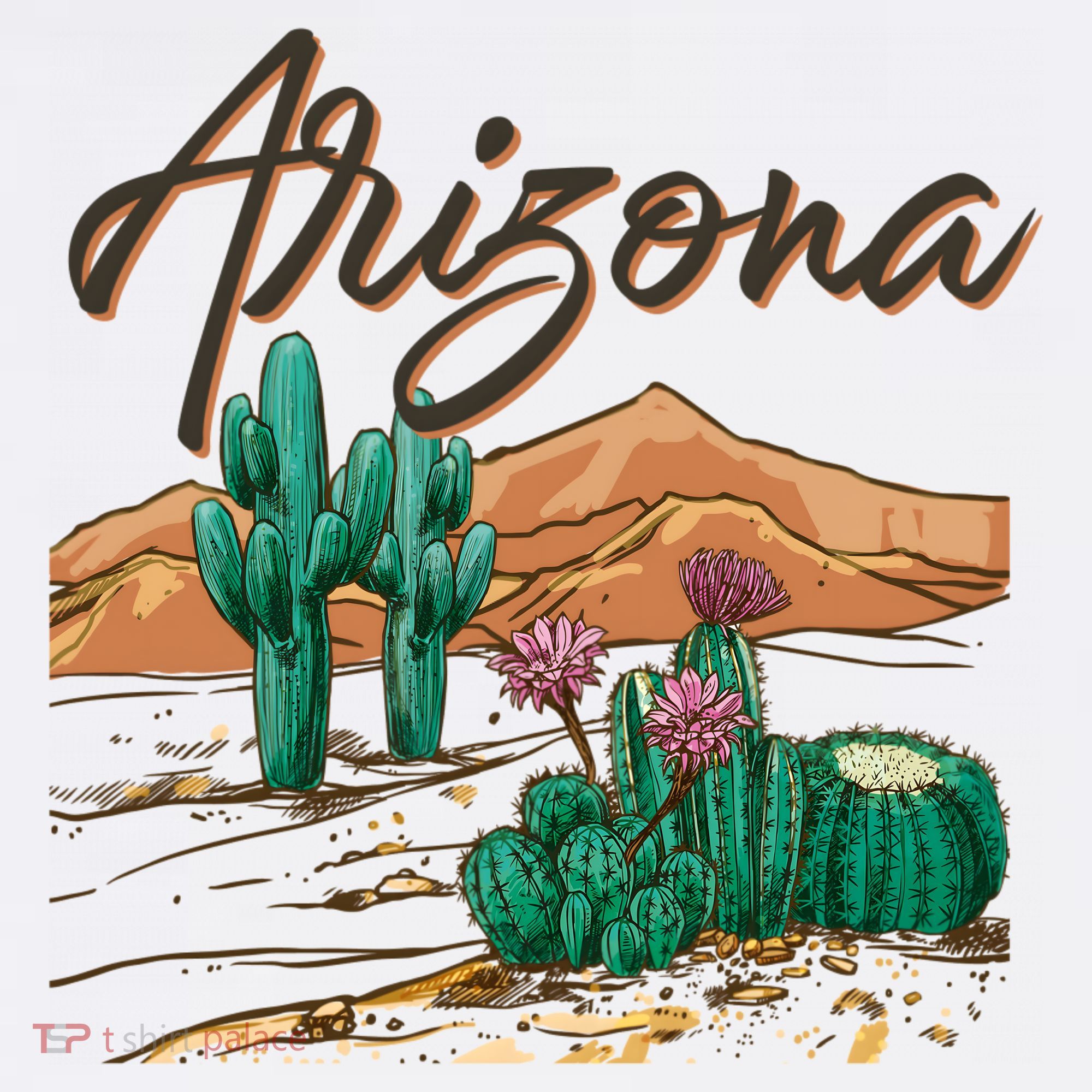 Desert Arizona Cactus Southwestern T-Shirt