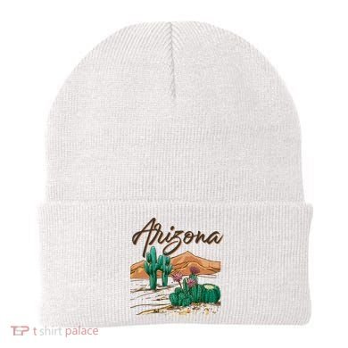 Desert Arizona Cactus Southwestern Beanie