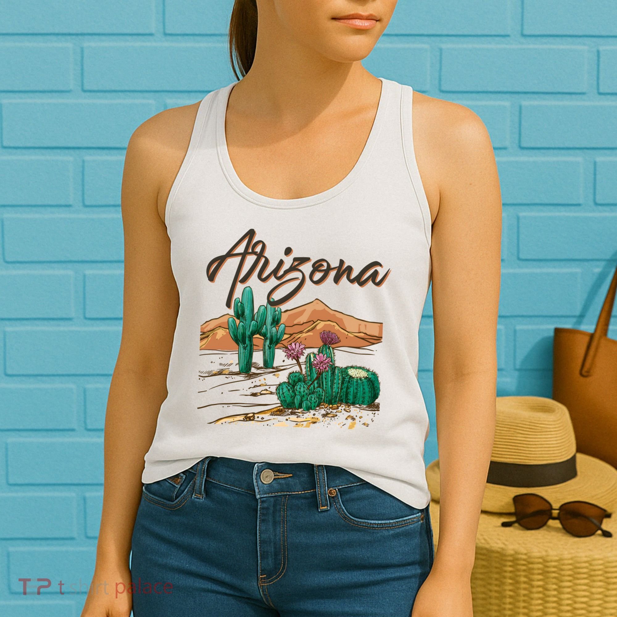 Desert Arizona Cactus Southwestern Women's Tank Top
