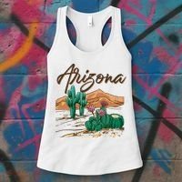 Desert Arizona Cactus Southwestern Women's Tank Top thumb 3