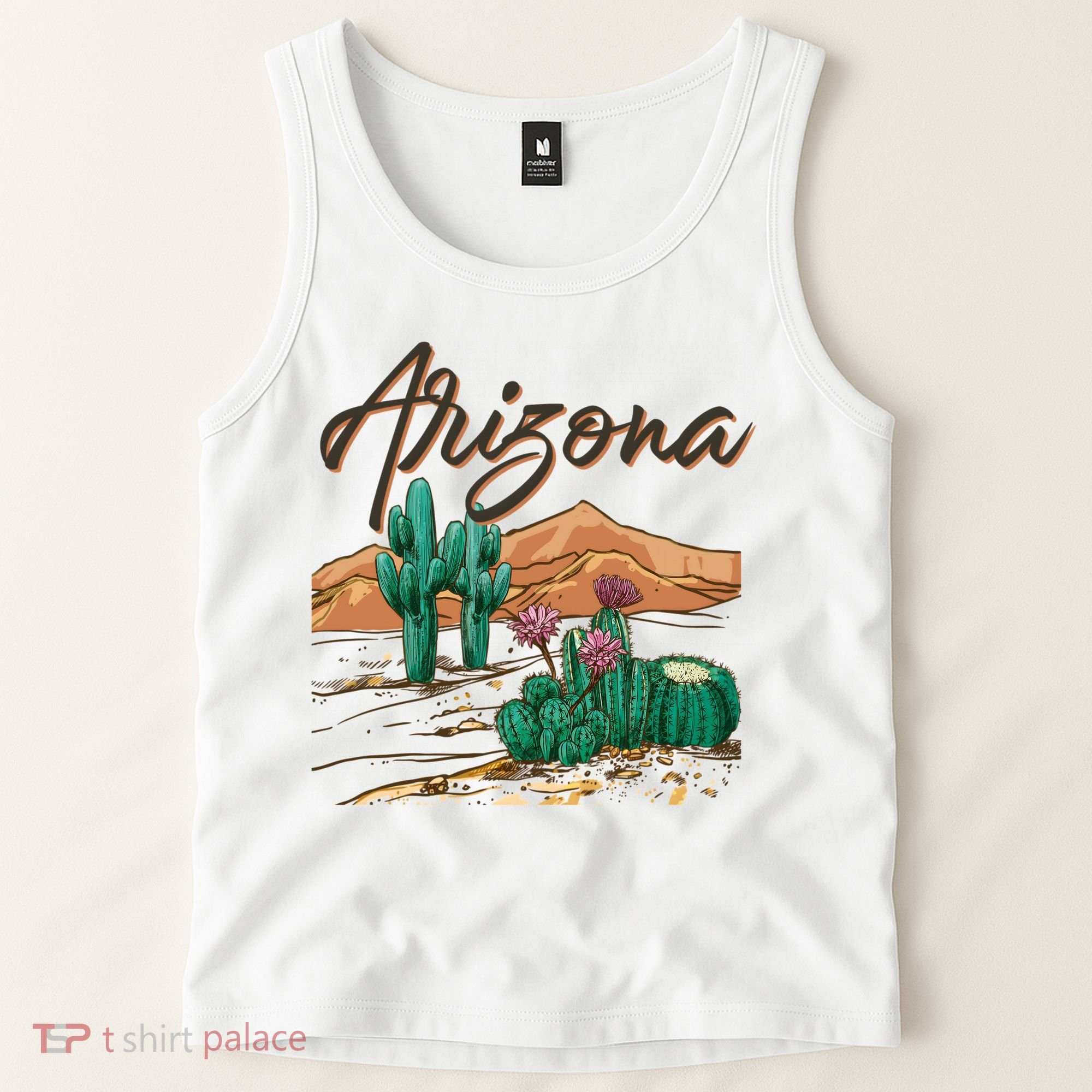 Desert Arizona Cactus Southwestern Tank Top