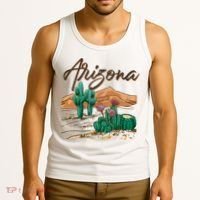 Desert Arizona Cactus Southwestern Tank Top thumb 3
