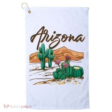 Desert Arizona Cactus Southwestern Golf Towel