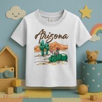 Desert Arizona Cactus Southwestern Toddler T-Shirt thumb 3