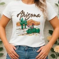 Desert Arizona Cactus Southwestern Women's T-Shirt thumb 2