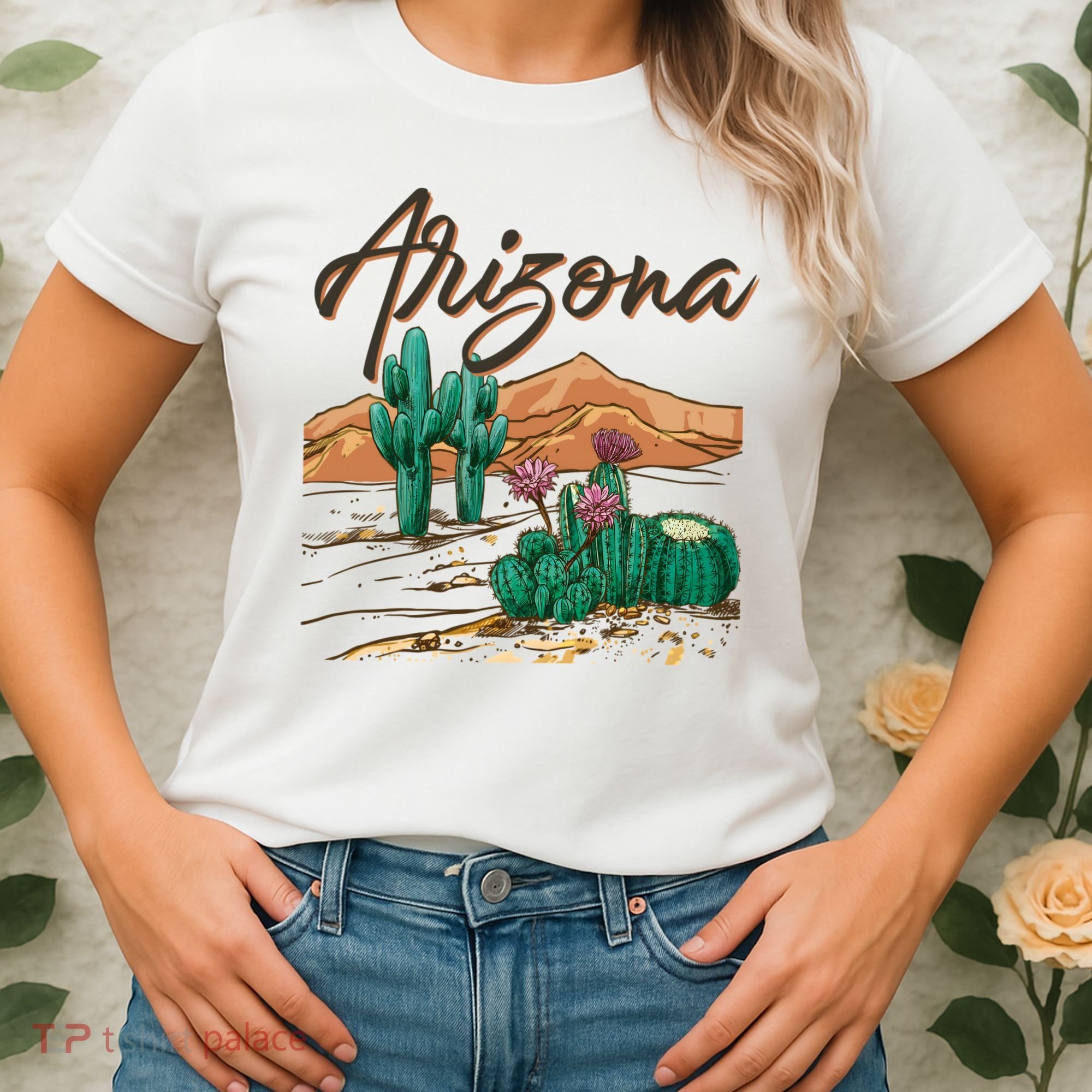 Desert Arizona Cactus Southwestern Women's T-Shirt