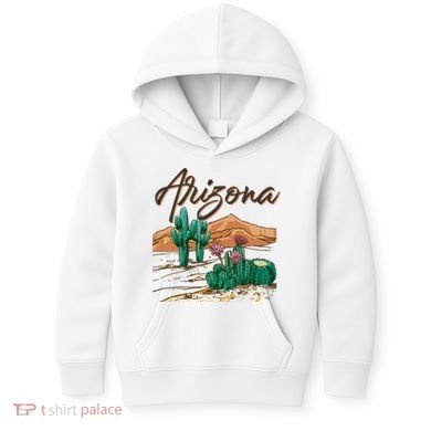 Desert Arizona Cactus Southwestern Kids Hoodie