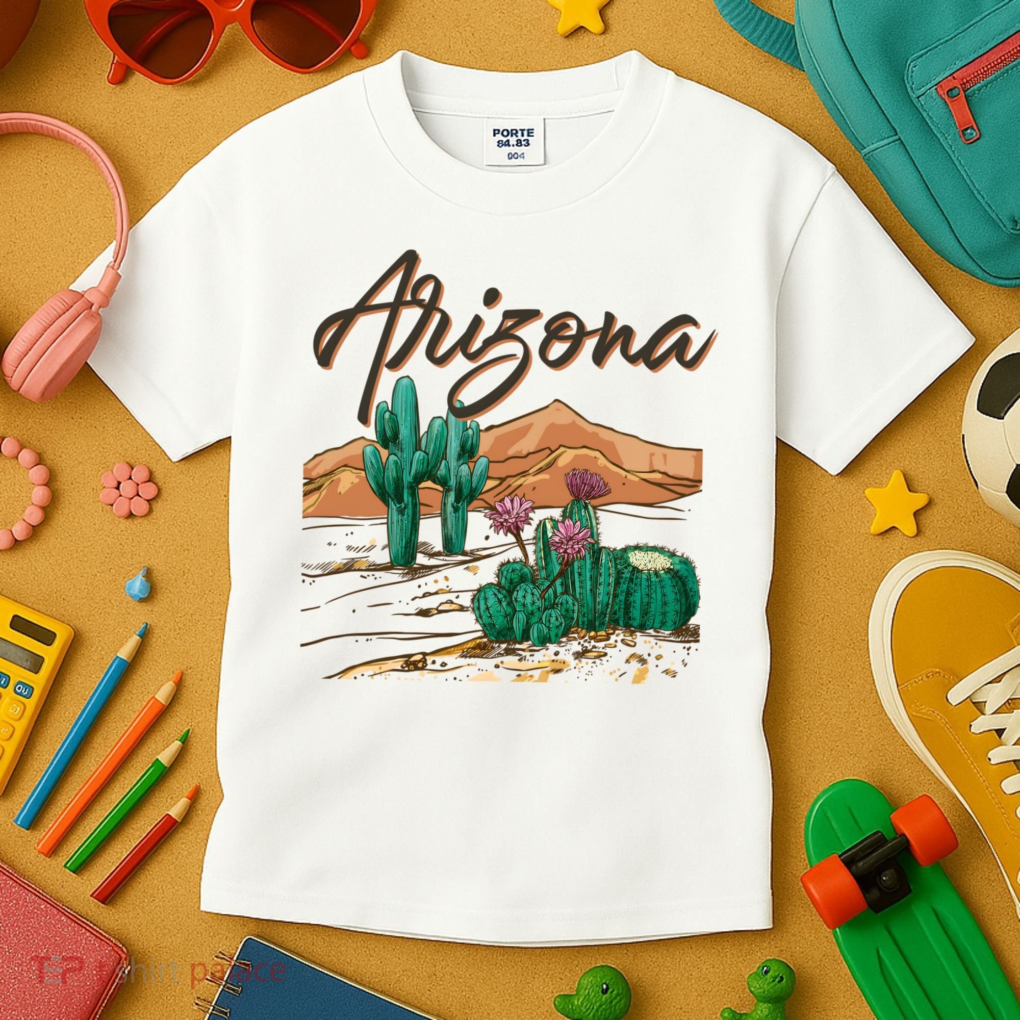Desert Arizona Cactus Southwestern Kids T-Shirt