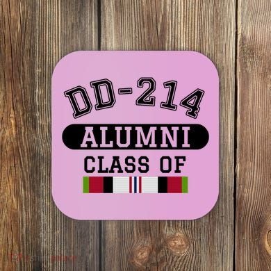 Dd214 Alumni Class Of Oef Afghanistan Veteran Pride Cool Gift Coaster