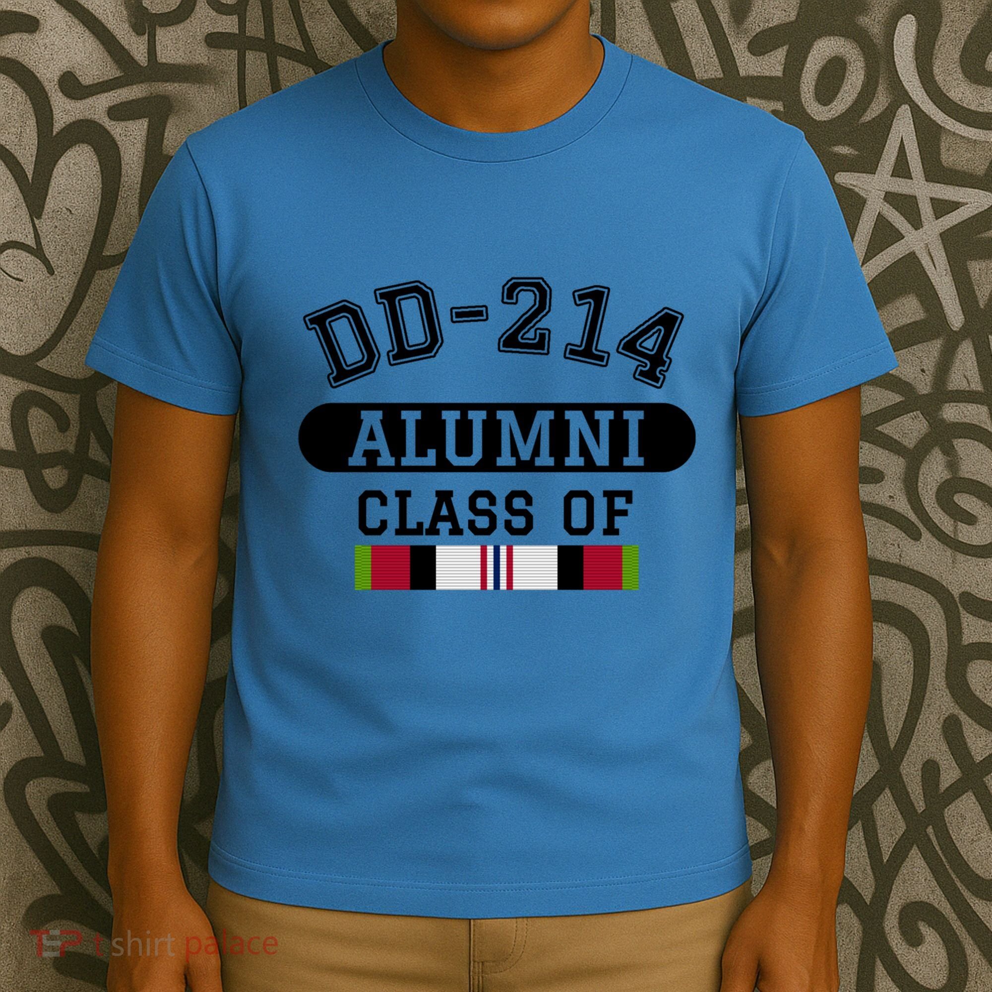 Dd214 Alumni Class Of Oef Afghanistan Veteran Pride Cool Gift T-Shirt