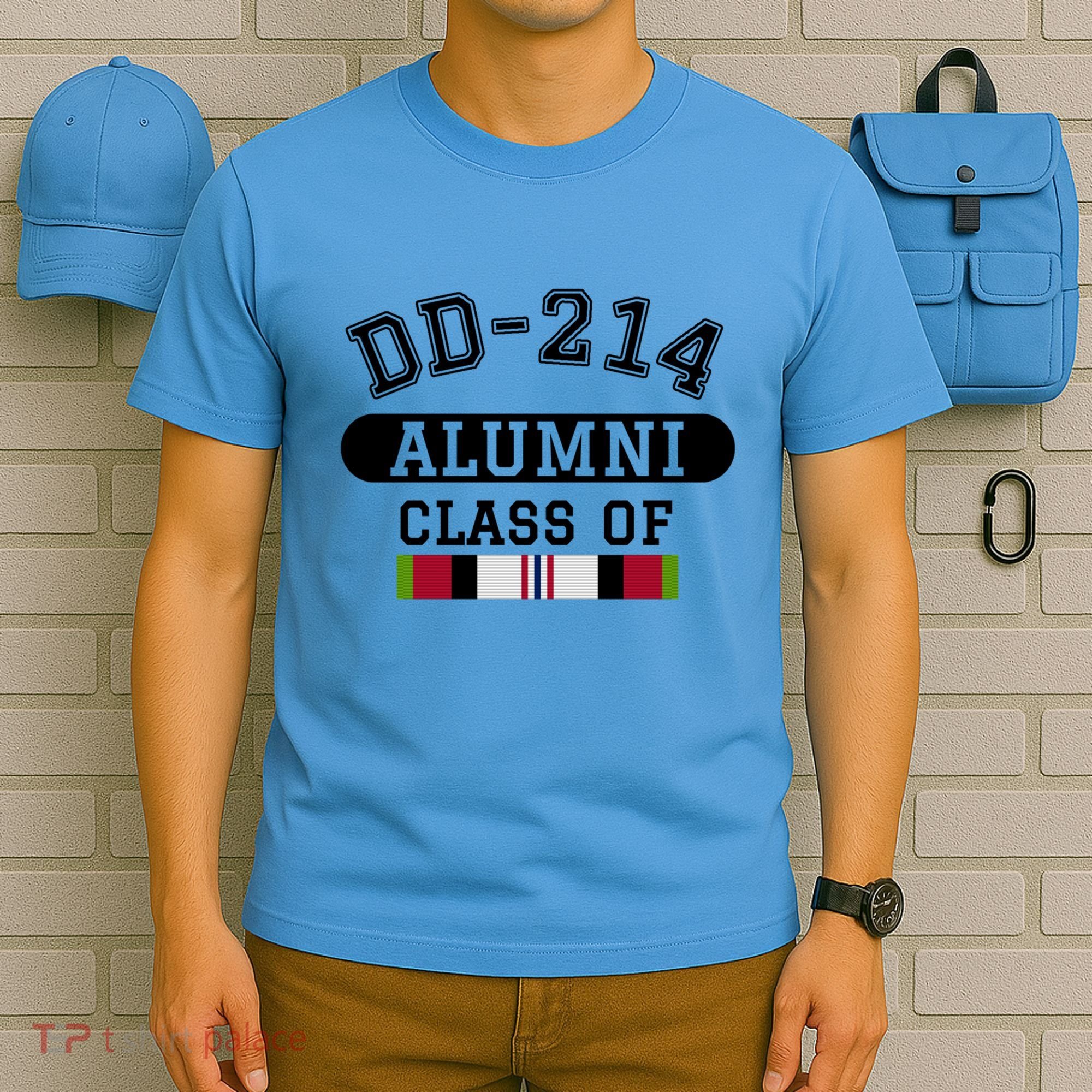 Dd214 Alumni Class Of Oef Afghanistan Veteran Pride Cool Gift T-Shirt