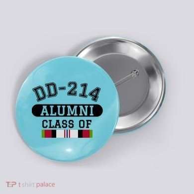 Dd214 Alumni Class Of Oef Afghanistan Veteran Pride Cool Gift Button