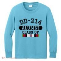 Dd214 Alumni Class Of Oef Afghanistan Veteran Pride Cool Gift Kids Long Sleeve Shirt thumb 0