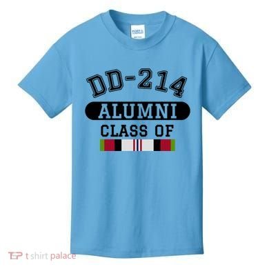 Dd214 Alumni Class Of Oef Afghanistan Veteran Pride Cool Gift Kids T-Shirt