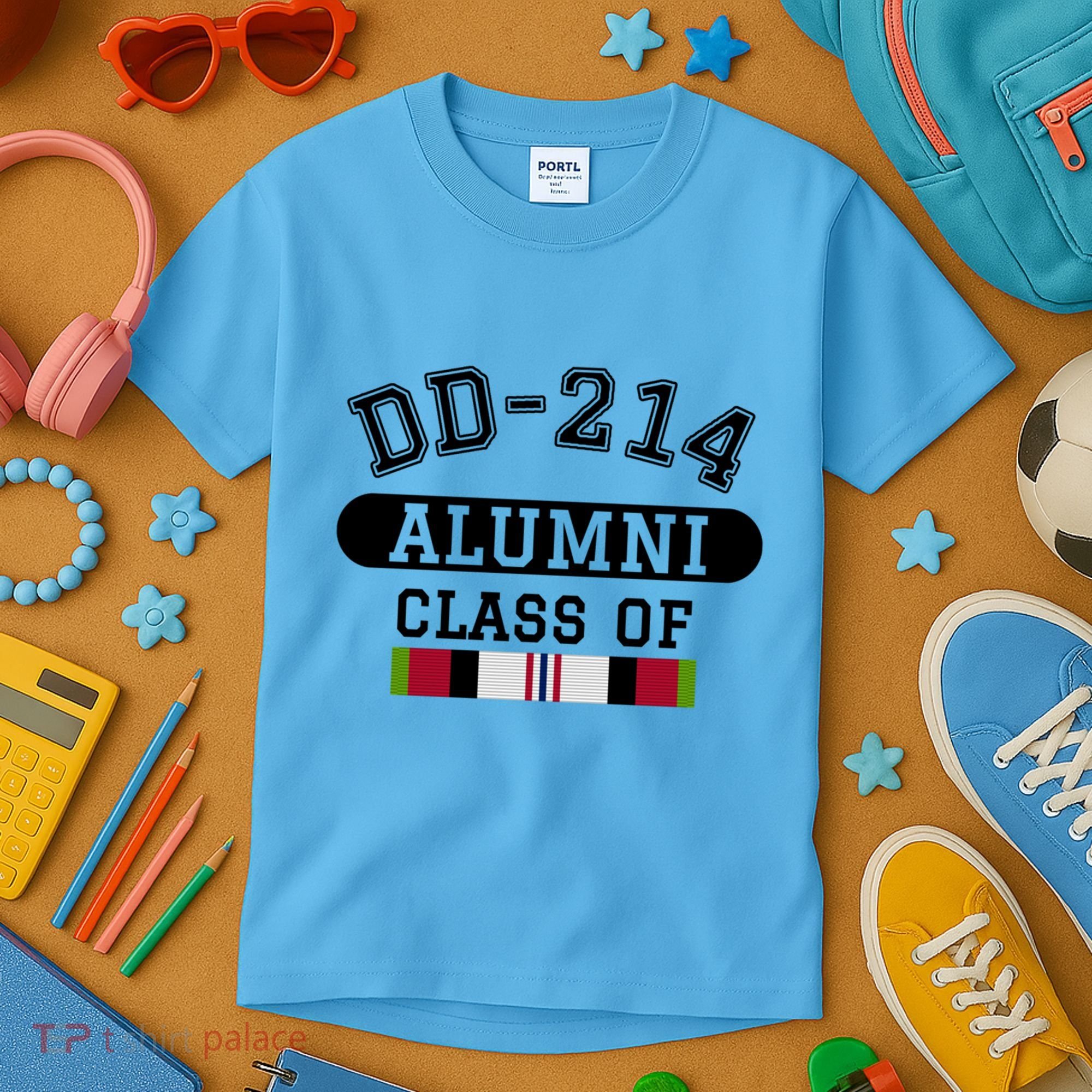 Dd214 Alumni Class Of Oef Afghanistan Veteran Pride Cool Gift Kids T-Shirt